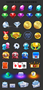 Super Slot Showdown ( Slot Reel Frontier ) Gumi Asia : These are the icons and items i created while I am in working GUMI Asia, located in singapore. I work on a Slot game called Super Slot Showdown but currently name has changed to Slot Reel Frontier. 