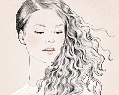 手机版-Babyliss Boutique-女性美发产品人像插画设计