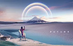 Advertising  banner dream future posters design Socialmedia 创意合成 创意海报 未来 科幻