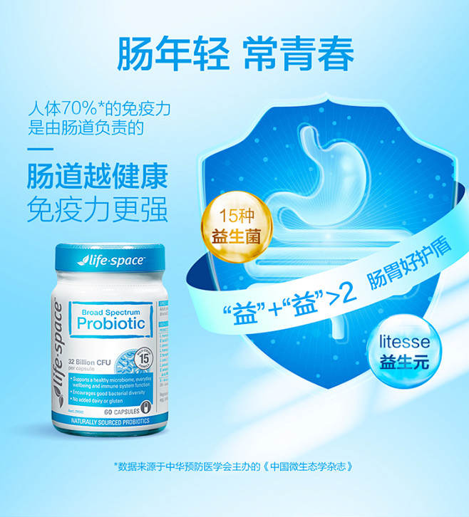 刘涛推荐澳洲进口life space益生...