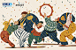 彩色的乐队_Tong_illust__插画师作品_涂鸦王国gracg.com