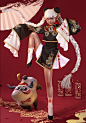 三分妄想决战平安京cos服阴阳师跳跳妹妹玄玉乌龙cosplay服装女装-淘宝网