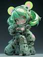 AI-20230423_01 Anime mechanical girls