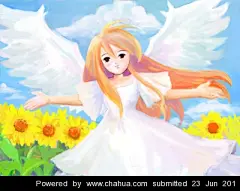 血色蒲公英的插画画廊展厅