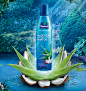 Parachute Aloe Vera Hair Oil : We create this image for Parachute Aloe Vera Hair Oil with combination of cgi & retouch. Use multiple stocks for creating background.