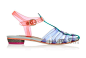 索菲娅·韦伯斯特 (Sophia Webster) 2013秋冬鞋靴Violeta乙烯塑料和真皮凉鞋