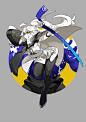 @deviljack-99 角色原画 人物 立绘 人设 游戏设定，Jack ui