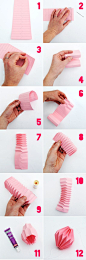 #DIY Folded origami decorations