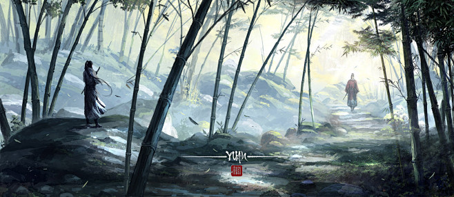游戏背景，武侠背景，仙侠背景，国风背景，...