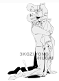 画画素材‖双人互动 - 小红书