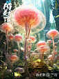 prompt:
Forest of giant magical flowers, giant objects, faerie-like creatures giant flowers, exotic creatures flowers, beautiful blooms, crystalline petals, enchanted and noble, in a forest of enchantment, elevation, first view, oppression, metallic sheen