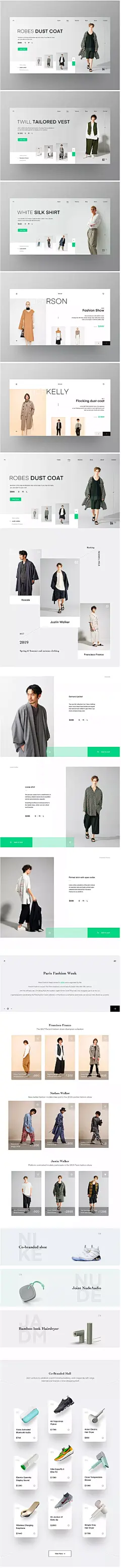 【设计头条】第34期 梵负 - 简洁干净的网页排版布局设计