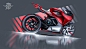 【超炫】AGUSTA Atelier——电脑手绘摩托车效果图| 全球最好的设计,尽在普象网 puxiang.com