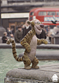 Christopher Robin: Tigger Character Design, Michael Kutsche : There's so much energy in the animation of this character, hats off to the amazing animators at Framestore!