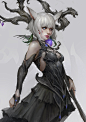 Y'shtola, Daniel Kamarudin : Finished Shadowbringers a few days ago and its amazing! Congrats to everyone at Square Enix Involved. Redesigned Y'shtola's outfit for a bit of fan art