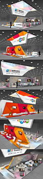 CT exhibition stand on Behance