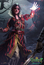 Philippa Eilhart, Diego de Almeida Peres : Philippa Eilhart - Illustration done for GWENT: The Witcher Card Game  - ©  CD Projekt RED