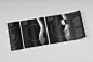 print design  graphic design  Layout grid visual system minimal bw leaflets clinic medicine