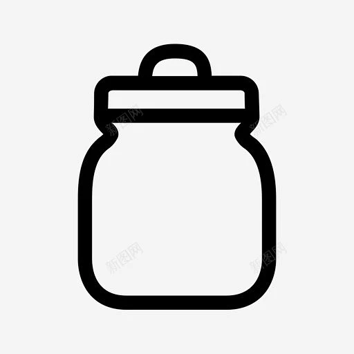 罐子容器饼干罐图标 页面网页 平面电商 创意素材图片_饼干图标图片素材-花瓣网