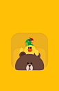 line friends 布朗熊