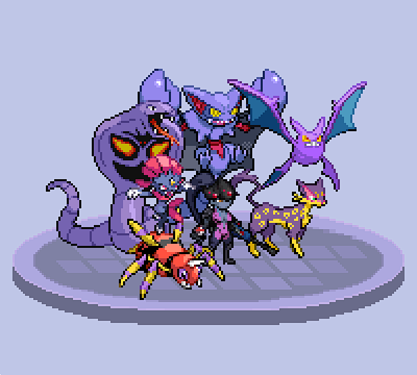 精灵宝可梦守望先锋像素风人物画作图片中心守望先锋玩家俱乐部努巴尼