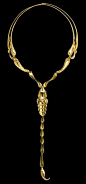 GORGEOUS!: This 18k yellow gold “Scorpion” necklace, ca. 1978, was created by Italian designer Elsa Peretti for Tiffany 