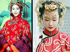 《古物影语》采集到影视角度:古装新娘