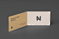 横向折页名片卡片设计展示样机素材模板 M2020031105-淘宝网
