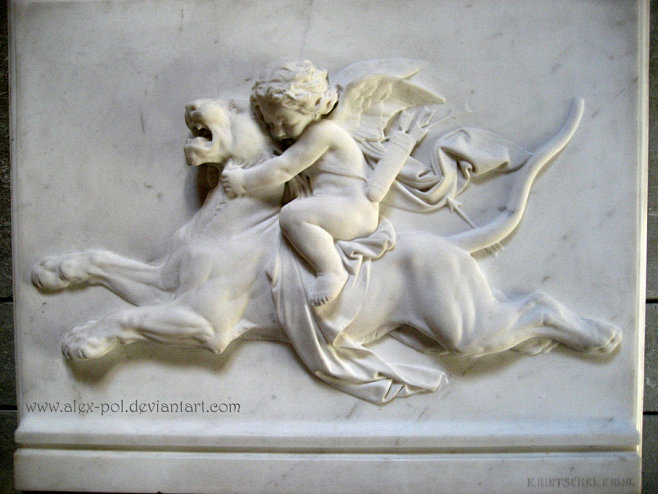 Cupid and the lion b...