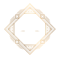 盖茨比香槟金欧式复古字母边框纹理免抠图案 AI矢量 (169)