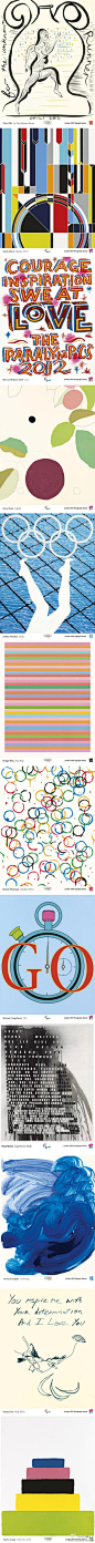 2012年伦敦奥运会、残奥会官方海报。(500×8101)