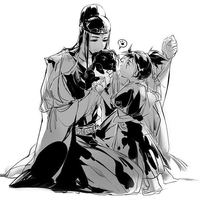 应该是金光瑶送金凌仙子的画面吧