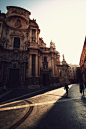 美图：Murcia Cathedral in Murcia, Spain