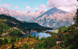 General 2560x1600 nature forest trees landscape water lake mountains