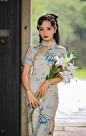 旗袍秋装2020年新款年轻款少女复古民国风老上海长款气质名媛显瘦-淘宝网