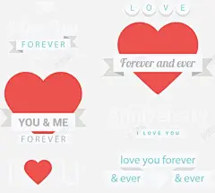 6款创意情人节标签 箭头 素材 元素 免抠png 设计图片 免费下载 页面网页 平面电商 创意素材