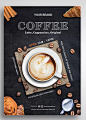 Coffee Shop Flyer Template PSD - A4. Download