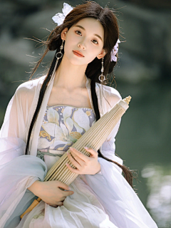 我起量了哈哈采集到真人古风（古风女素材参考）