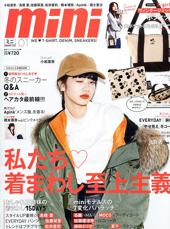 mini 2017年1月号
表纸：小松菜...