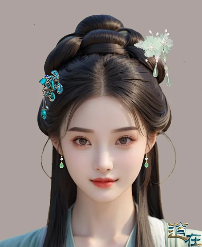 风古装古代发型妆造发饰搭配五附教程 小红书 花瓣网 