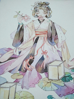 幽枫聆月采集到插画—水彩斑斓