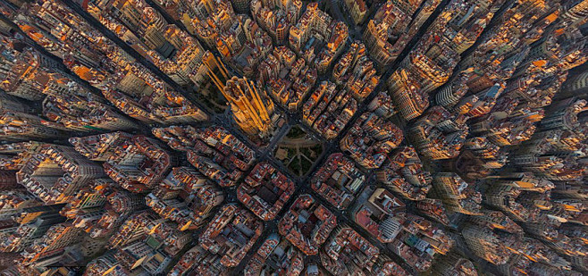 无人机航拍壮美3D全景图【3】西班牙的巴...