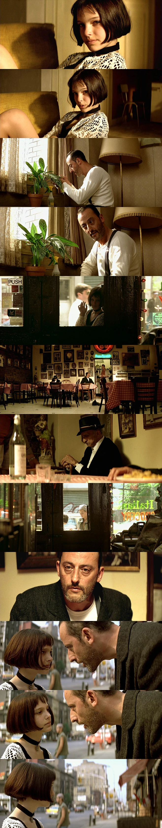 【这个杀手不太冷 Léon (1994)】12 让·雷诺 Jean Reno 娜塔莉·波特曼 Natalie Portman #电影场景 ...