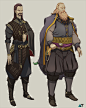 Character Set 01, Abe Taraky : Really enjoyed doing these as I was tasked to keep the costumes/characters historically accurate but was also told to push them so they had a thin layer of fantasy laid over top.

You can find the full version of these and o