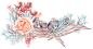精美创意花丛卡通透明素材