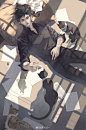 #盗墓笔记##吴邪# 一起喵喵喵喵喵～
（明信片进度4/5） ​​​​
