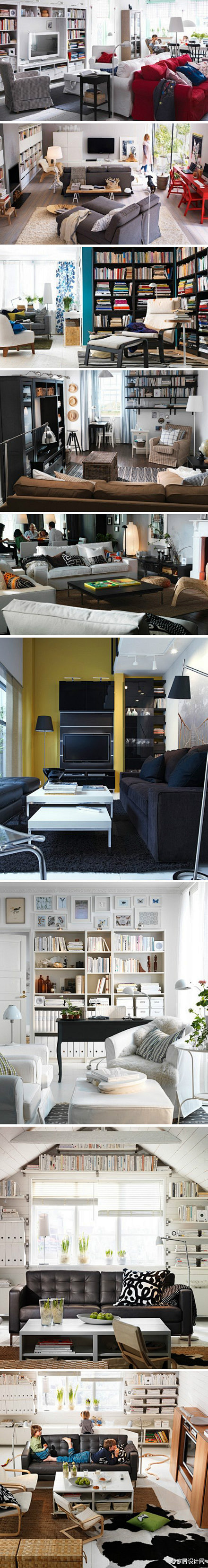 家居设计网：IKEA宜家2011起居室家...