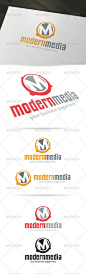 Letter M - Modern Media Logo