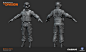 JTF medic, Beatrice Harty : JTF medic made for The Division. Helmet made by Johannes Larsson, shoes made by Teuta Grajqevci.