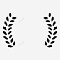 月桂花环小麦庇护所图标 预测 icon 标识 标志 UI图标 设计图片 免费下载 页面网页 平面电商 创意素材